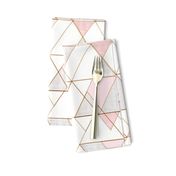 Mod Triangles Pink Gray