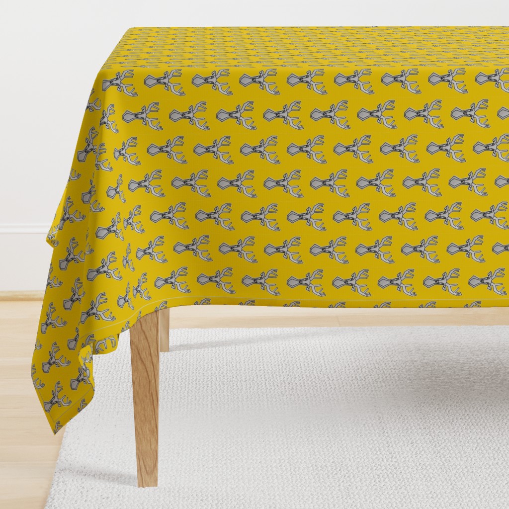 Small yellow geometric Deer Buck Stag-ch-ch-ch-ch-ch-ch-ch