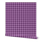 3/4" Plum + Wisteria Buffalo Plaid – Lumberjack Buffalo Check Baby Girl