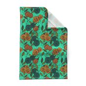Turquoise Floral