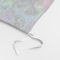 COLORFUL AFRICAN PRINT TRIANGLES BLACK BACKGROUND