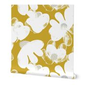 Wildflowers M+M Ocher by Friztin