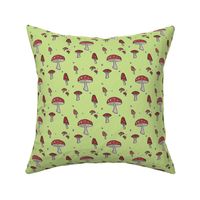 Light Green Toadstool Woodland Mushroom-ch-ch