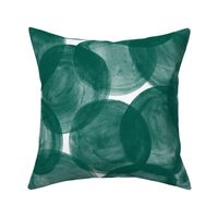 Watercolor Dots M+M Evergreen by Friztin