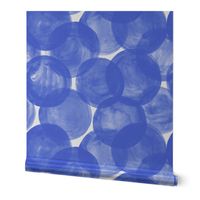 Watercolor Dots M+M Cobalt by Friztin