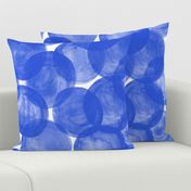 Watercolor Dots M+M Cobalt by Friztin