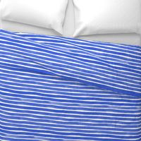 Watercolor Stripes M+M Cobalt by Friztin