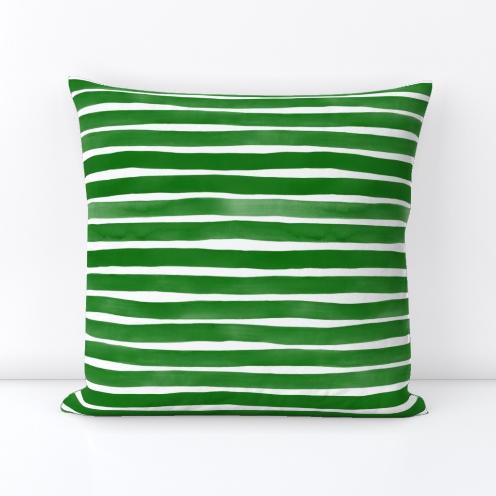 Watercolor Stripes M+M Zucchini by Friztin