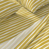 Watercolor Stripes M+M Ocher by Friztin