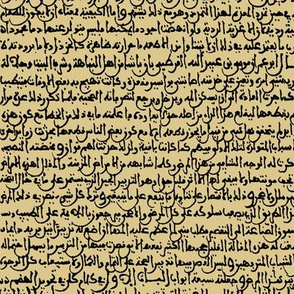 Ancient Arabic on Tan // Small