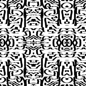 Tribal_Black and White_Abstract