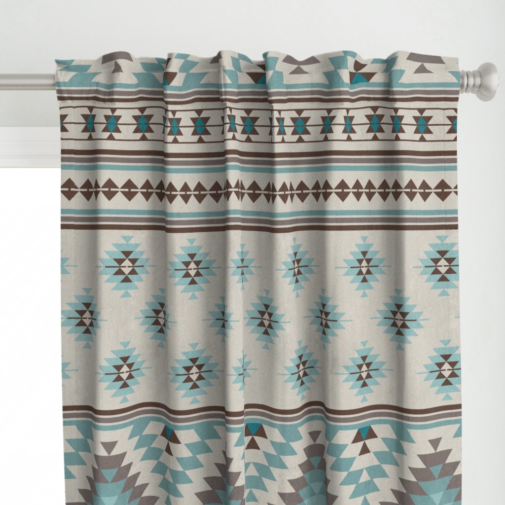 KILIM in beige blue brown