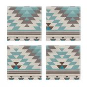 KILIM in beige blue brown