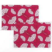 Bold Floral Print in Magenta