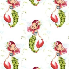 4" Pink Mermaid / Mix and Match