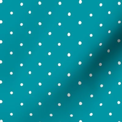 Polka Dots on Turquoise