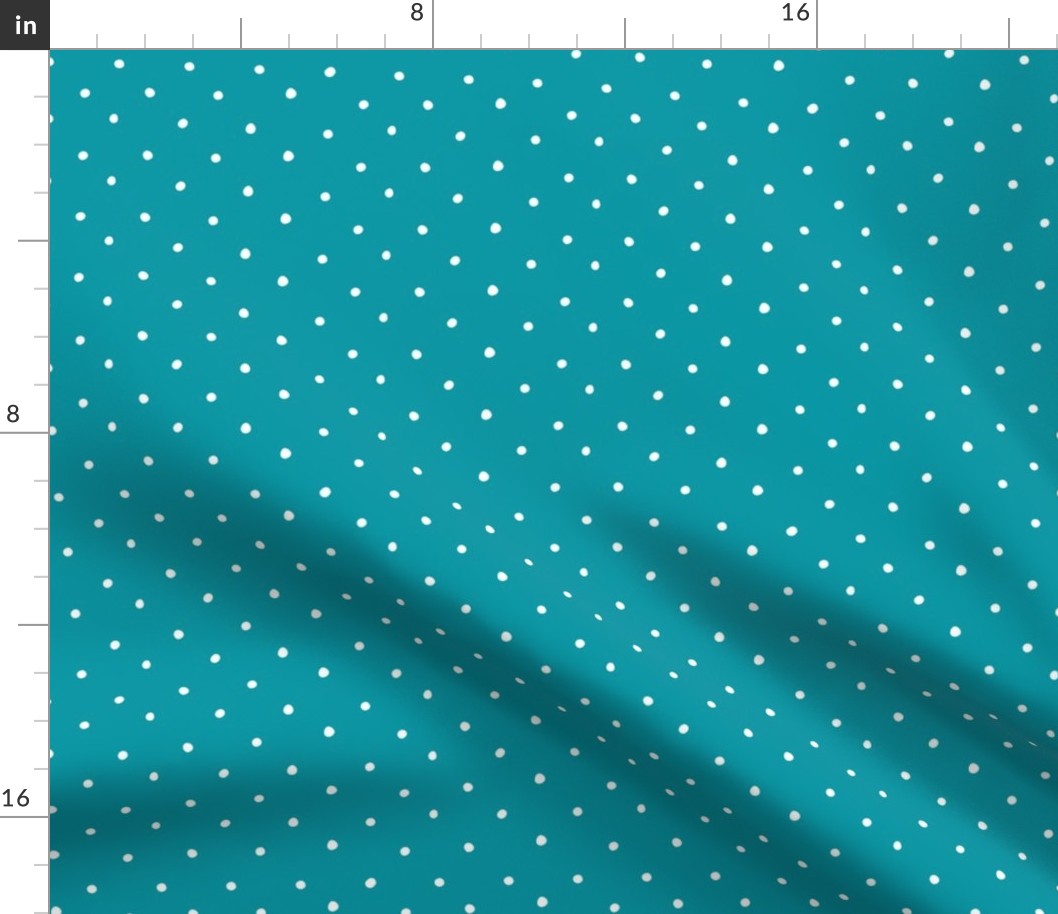 Polka Dots on Turquoise