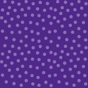 royal purple polka dots 