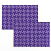 1" houndstooth - royal purple