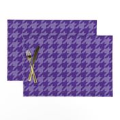 1" houndstooth - royal purple