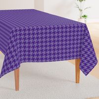 1" houndstooth - royal purple