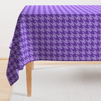 1" houndstooth - royal purple