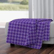 1" houndstooth - royal purple