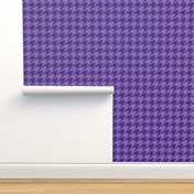 1" houndstooth - royal purple