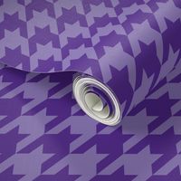 1" houndstooth - royal purple