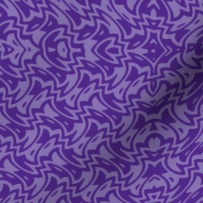 royal purple deco zigzag