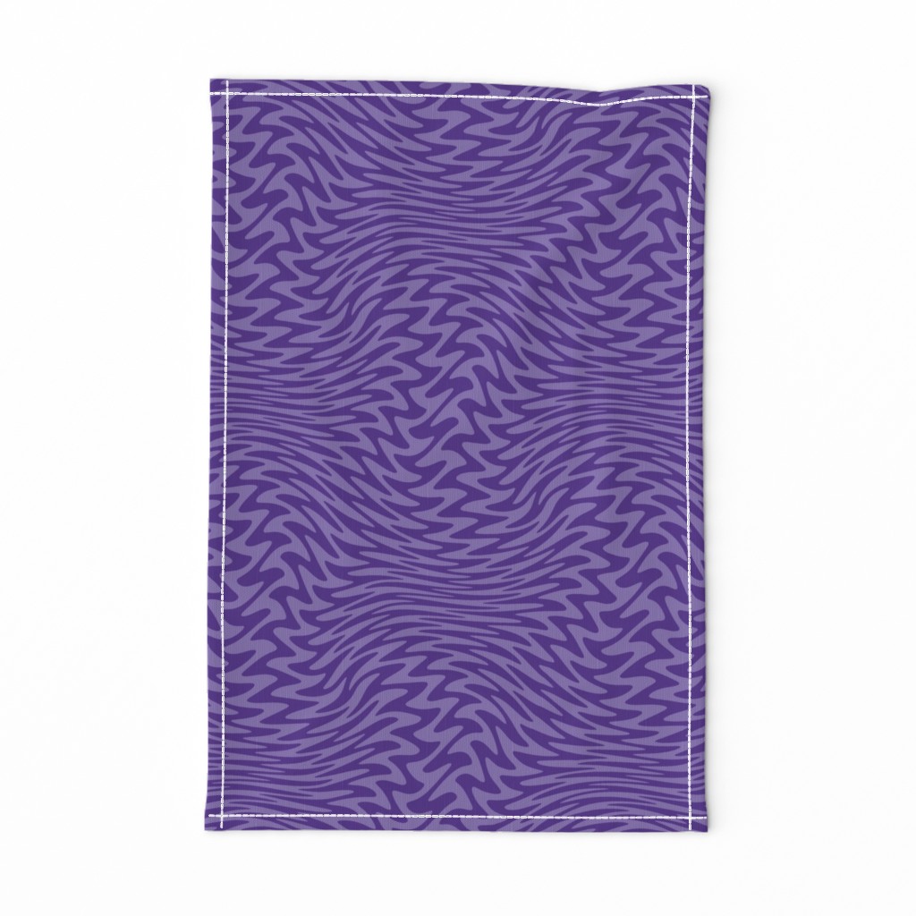 Royal purple zigzag wave