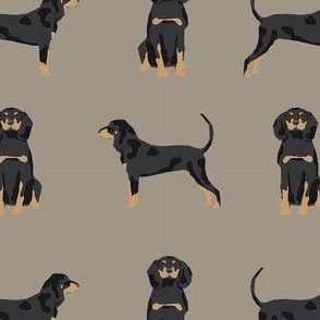 coonhound simple dog breed fabric medium brown