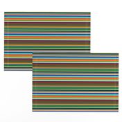 Narrow Color Burst Stripes  - AQ