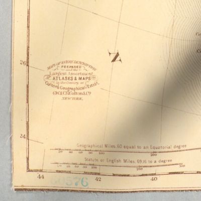 1871 USA Railroad Map (56"W")