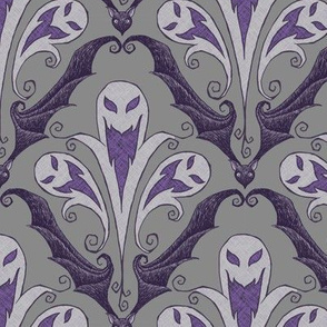 Ghost Damask - gray