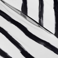 Sketchy Stripes // Black (Extra Large Size)