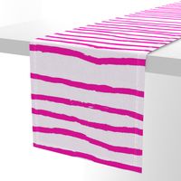 Sketchy Stripe// Hot Pink (Extra Large)