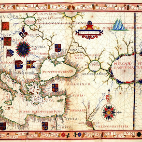 1570 Map of Armenia (21"W)