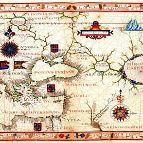1570 Map of Armenia (27"W)