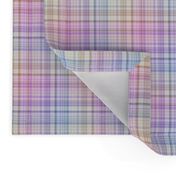 PURPLE GREEN RAINBOW PLAID