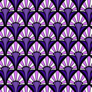 Purple Deco Fan