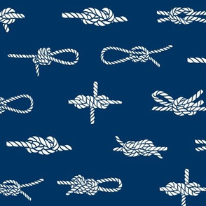 knots // sailing rope tying knots ships sailboat seaside fabric navy