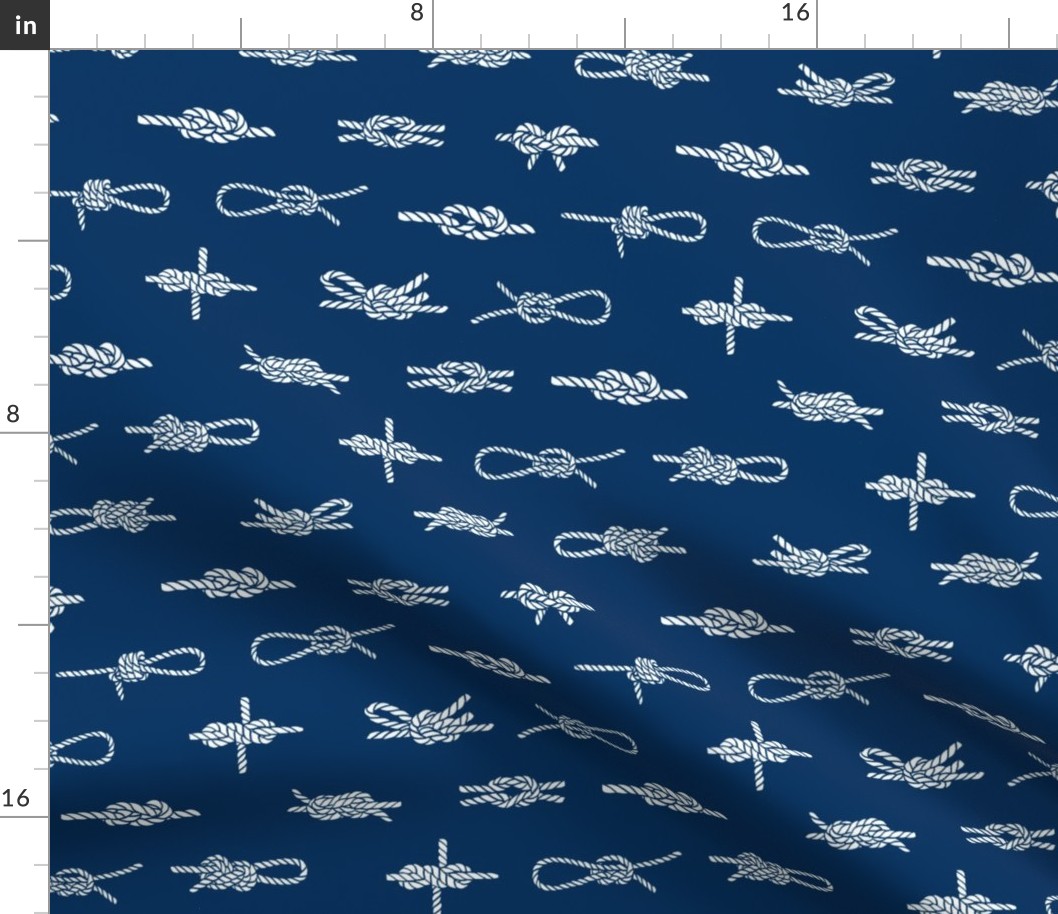 knots // sailing rope tying knots ships sailboat seaside fabric navy