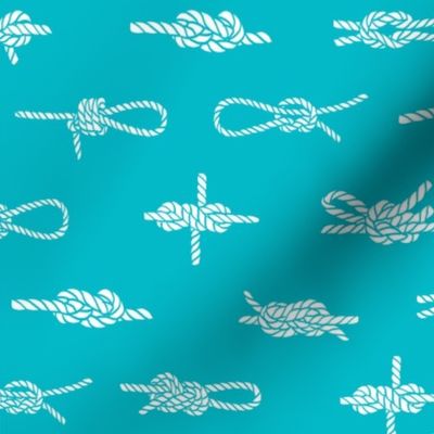 knots // sailing rope tying knots ships sailboat seaside fabric turquoise