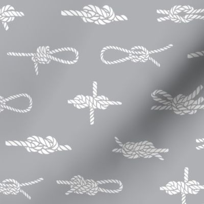 knots // sailing rope tying knots ships sailboat seaside fabric grey