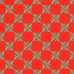 Tiny Tiles on #f42e23
