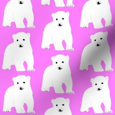 Polar Bear Cub in Pink