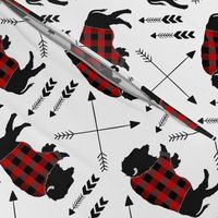 buffalo plaid arrow