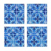 Sevilla - Spanish Tiles Blue Large Scale