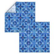Sevilla - Spanish Tiles Blue Large Scale